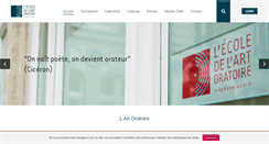 Desktop Screenshot of ecoledelartoratoire.com