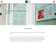 Tablet Screenshot of ecoledelartoratoire.com